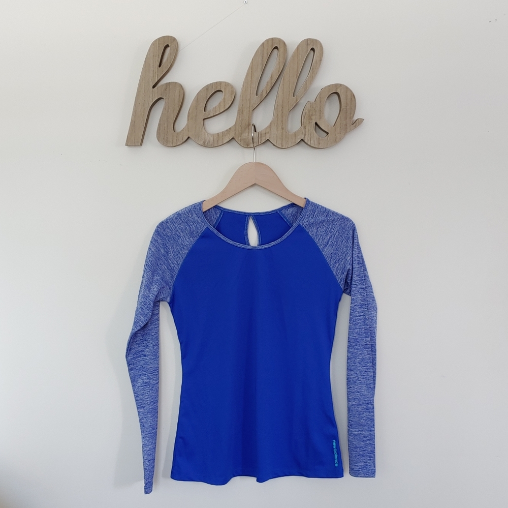 New Balance Blue Long Sleeve Tee